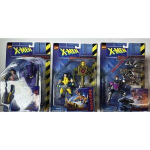 Marvel X-Men Robot Fighters Set of 3 Action Figures NIB 1997 Toy Biz (40Z)